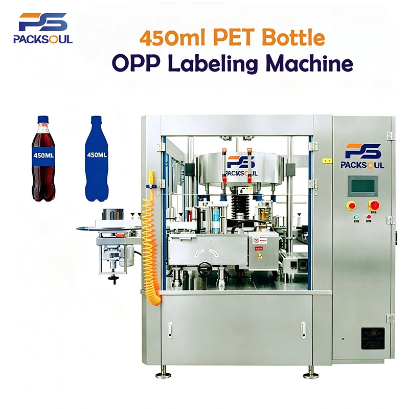 450 ml PET-Flaschen-OPP-Etikettiermaschine