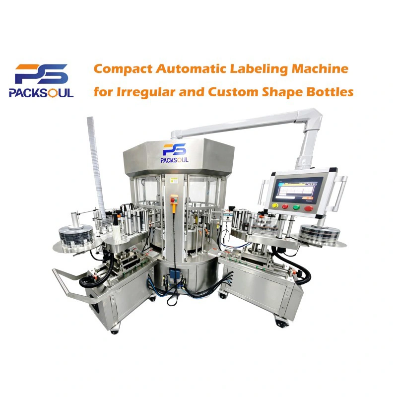 Flaschenetikettiermaschine mit individueller Form