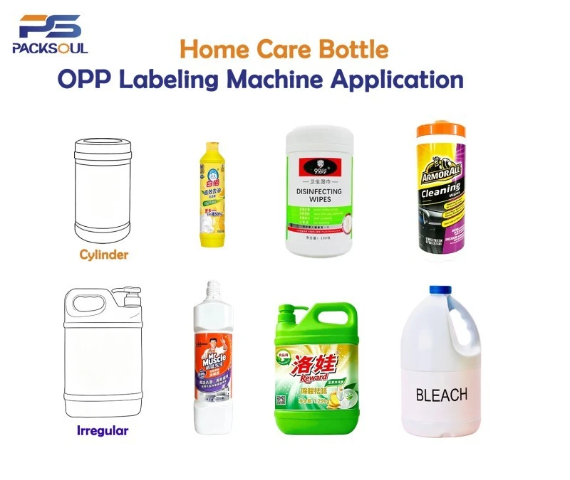 Home Care Bottle Opp Labeling Machine