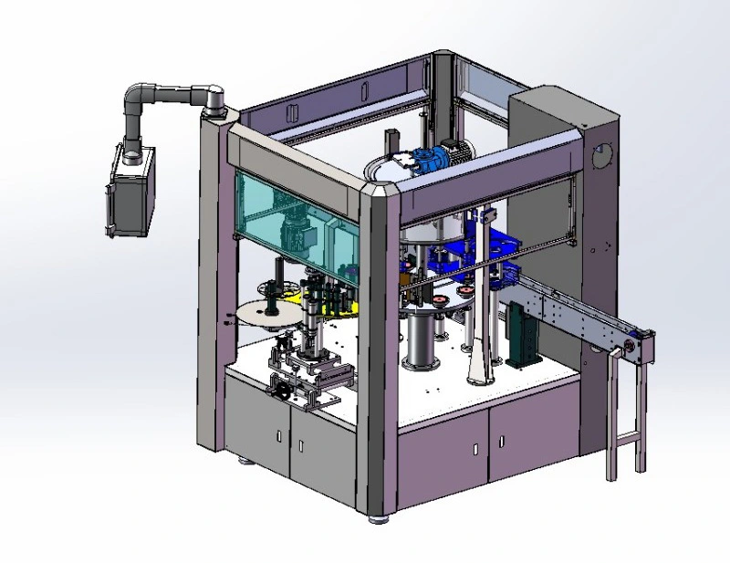 Rotary Self Adhesive Labeling Machine For Flat Bottles