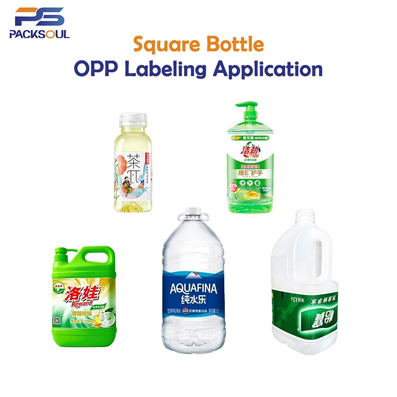 Square Bottle Opp Labeling Machine