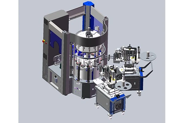 Irregular Cosmetic Bottle Labeling Machine - compact design for cosmetic workshops