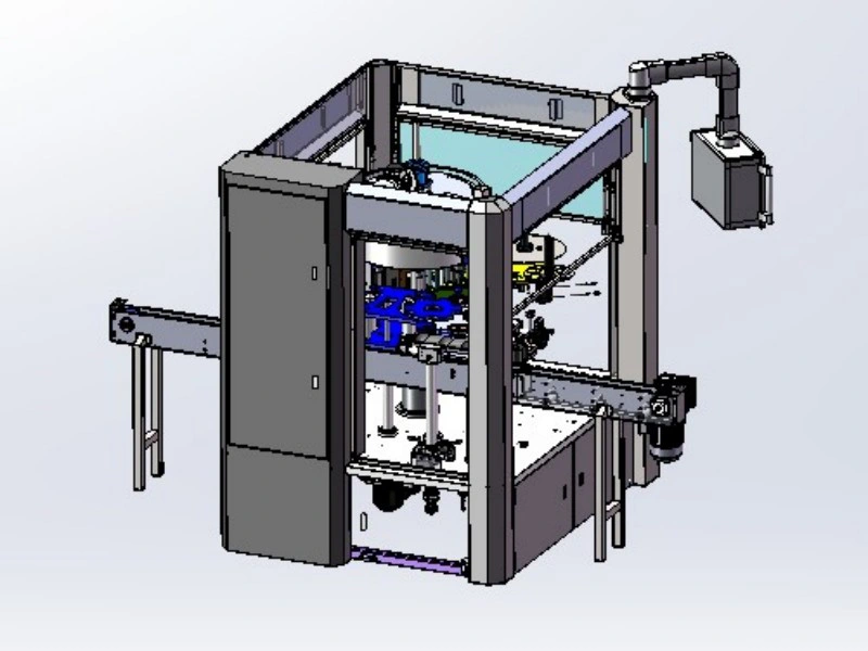 Square Cosmetic Jar Labeling Machine